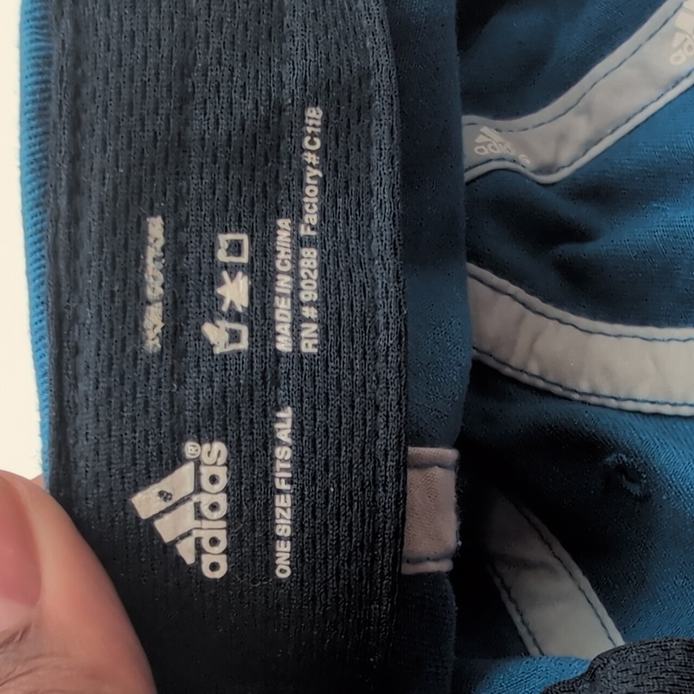 Adidas Climalite Blue Cap with Orange Logo Adjustable Strap - Picture 6 of 8